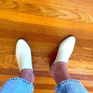 Madewell Harper Mule White Size 8.5